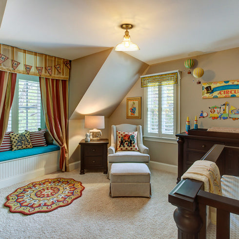 Brass Modern Glass Ceiling Light Dome Shade Kitchen Lamp